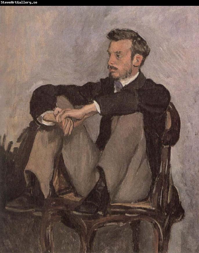 Frederic Bazille Portrait of Renoir